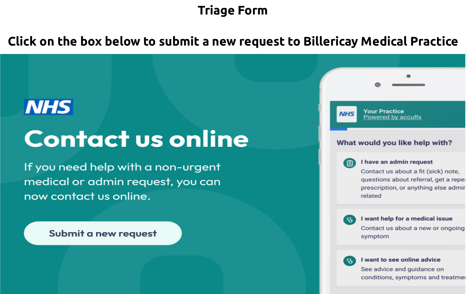 Triage form